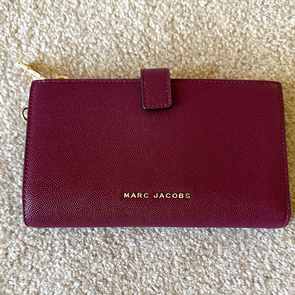 Marc Jacobs Deep Red Wallet